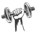 dumbbell logo